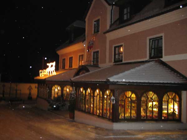 Café zur Wallfahrtskirche im Winter 2005
